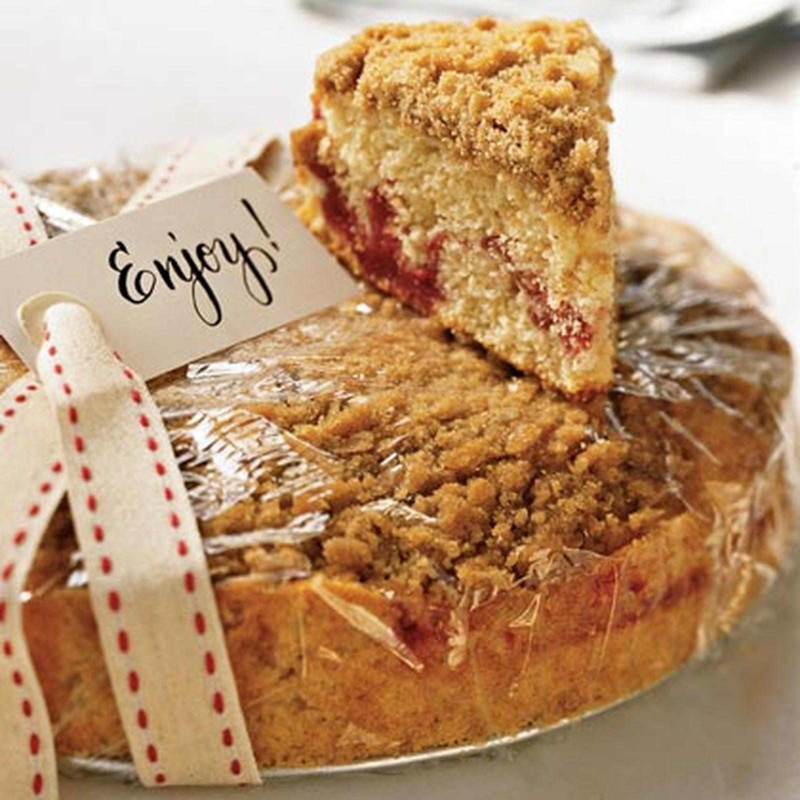 Strawberry Jam Crumb Cake